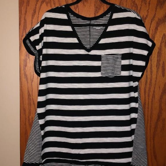 Lane Bryant Tops - Lane Bryant Black & White Stripe Tee | Size 18/20 Lane Bryant Tops - Lane Bryant Black & White Stripe Tee | Size 18/20